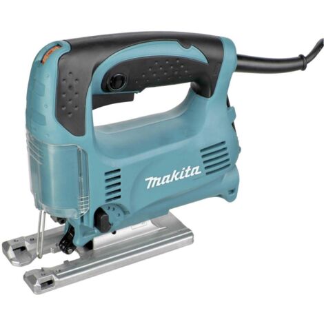 Makita – Seghetto alternativo elettrico 450 W – Regolazione velocità in 4 fasi – Taglio legno 65 mm – Basso rumore e vibrazioni (1/7)