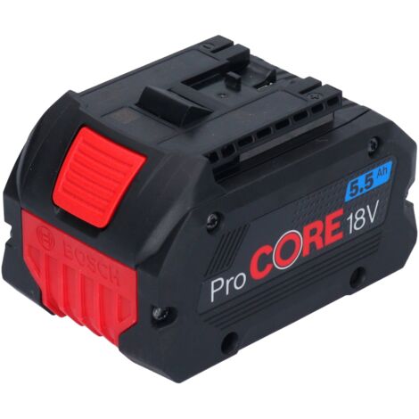 Bosch Professional 18V System ProCORE18V 5.5Ah - Batería de litio (1 batería x 5.5 Ah, tecnología Coolpack)