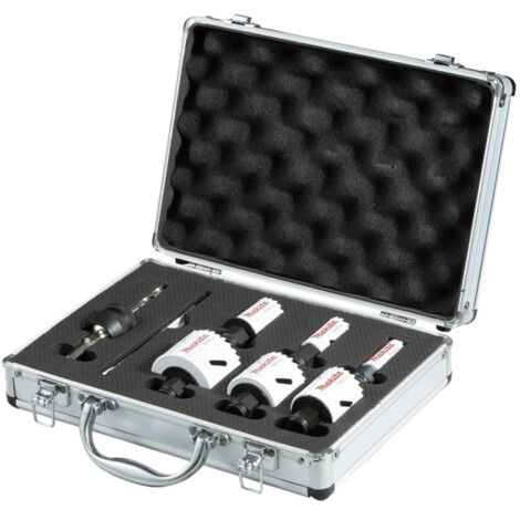 MAKITA E-12310 Estuche brocas de corona Ezychange Bi-Metal 6pcs