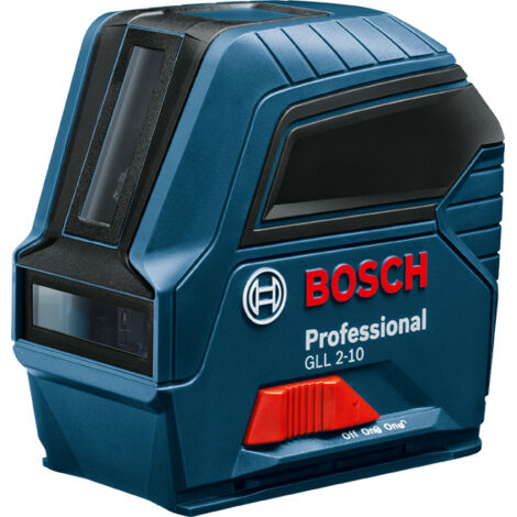Bosch Professional Nivel láser GLL 2-10 (láser rojo, alcance: hasta 10 m, 3 pilas AA, estuche)