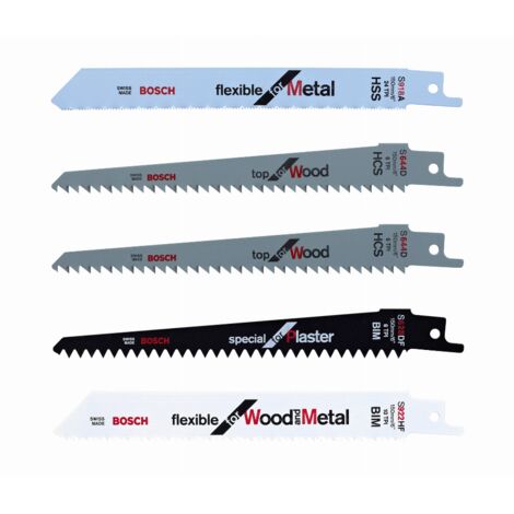 Cuchillas de madera/plástico/metal para podadora Keo BOSCH - 5 piezas - F016800307 (1/6)
