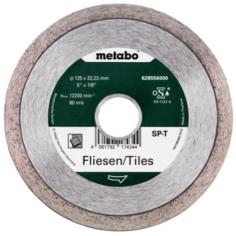 Disco de diamante 125x22,23 mm, "SP-T", Azulejos "SP" Metabo (1/2)