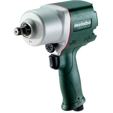Atornillador de impacto de aire comprimido DSSW 930-1/2" - Liberación máx. 980 Nm - Rotación máx. 650 Nm Metabo
