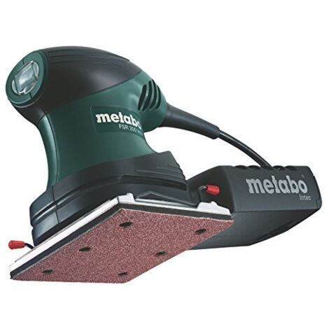 Lijadora orbital FSR 200 Intec - 200W - Bandeja 114 x 102 mm - Caja Metabo