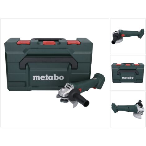 Metabo W 18 L 9-125 Amoladora angular sin cable 18 V 125 mm + metaBOX (602247840) - sin batería, sin cargador