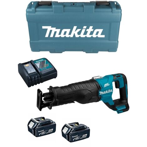 Sierra recta Makita Batería DJR187RTE de 18 V y 5 Ah