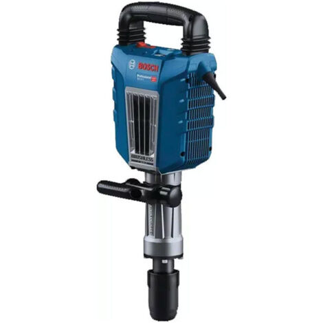Bosch Professional martillo demoledor GSH 14 C (energía de impacto de 28 J, número de impactos de 1900 ipm, con cincel puntiagudo, empuñadura auxiliar, maletín de transporte)