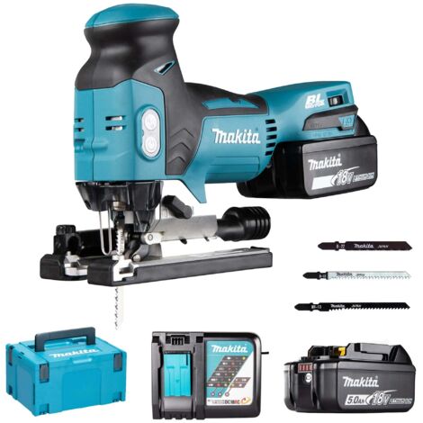 Sierra recíproca Makita Batería DJV181RTJ de 18 V y 5 Ah