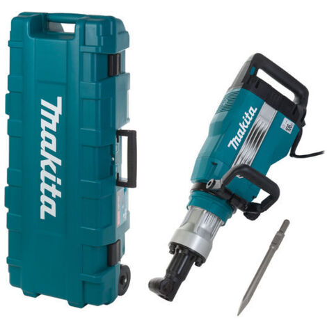 Makita – Martillo demoledor 1.850W – 48,1 J – Mango lateral 360° – Para hormigón armado – Escobillas autodesconectantes (1/2)