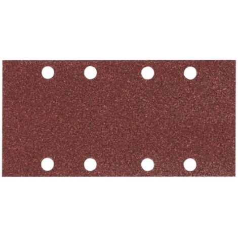 Papel de lija Makita velcro, 93 x 185 mm, K120, 50 uds. 93 x 185 mm - K120 - 50 uds. - 8 agujeros