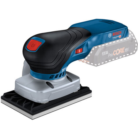 Bosch Professional 18V System GSS 18V-13 - Lijadora orbital a batería (Brushless, bolsa para polvo, 3 platos, en L-BOXX)