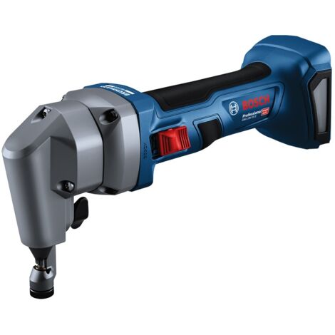 Bosch Professional 18V System GNA 18V-16 E - Punzonadora a batería (Brushless, 1400 cpm, motor Brushless, corte en acero 1,6 mm, sin batería, en caja)
