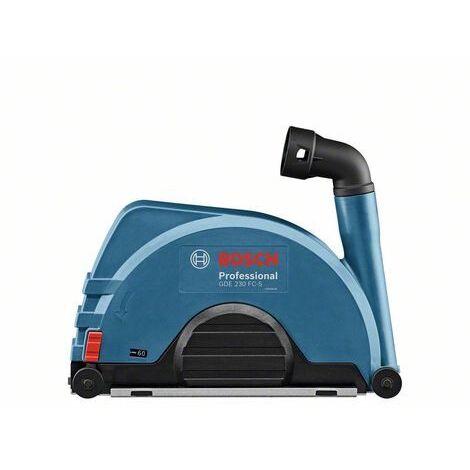 Bosch Professional Caperuza de aspiración, para discos de corte de amoladora 230 mm, montaje con tornillos, Azul Y Negro, Ø 230 mm