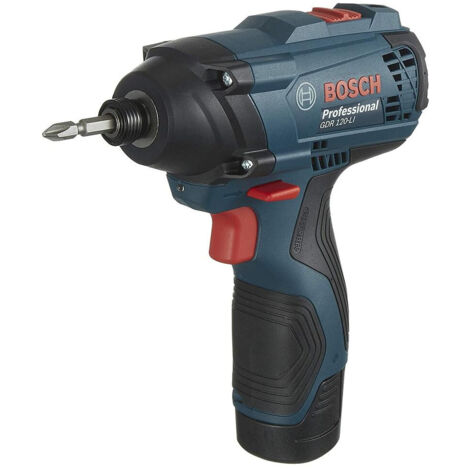 Bosch -Atornillador de impacto 12 V 100 Nm con maletín y 2 baterías 2,0 Ah Li-Ion - GDR 120-LI Profesional