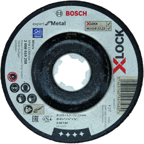X-Lock Expert Metal Desbaste: 115X6Mm - Bosch (1/5)