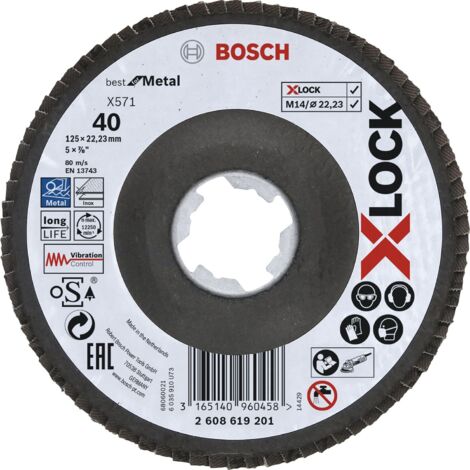 X-Lock Lam.X571 B.Metal:125Mm C.Plás.G40 - Bosch