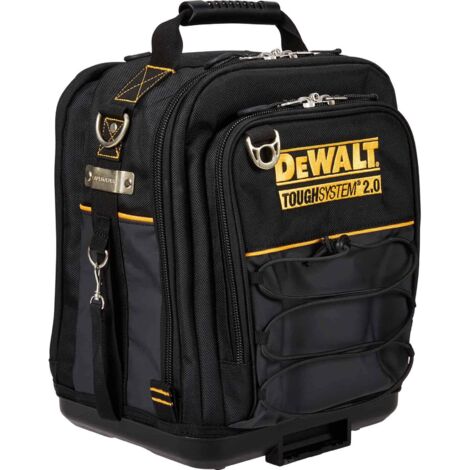 DEWALT DWST83524-1 - Bolsa de 11” TOUGHSYSTEM 2.0, Máxima resistencia al desgaste, Acceso 360°, Más de 30 bolsillos, Asa ergonómica y correa acolchada para el hombro (1/6)