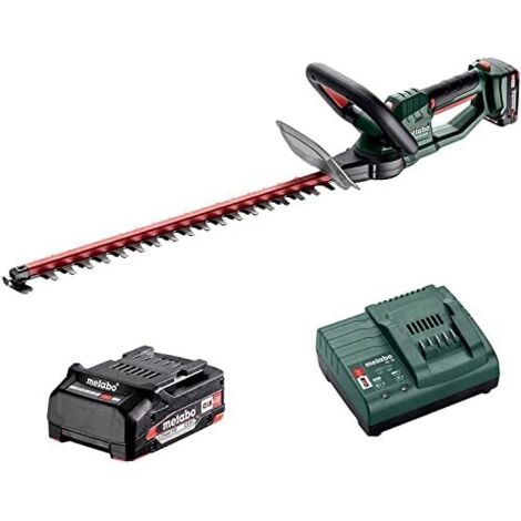 Cortasetos a batería de 18 V HS 18 LTX 55 2x2,0 Ah Li-Power, SC 30 Metabo