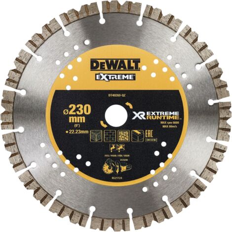 Disco de diamante EXTREME RUNTIME 230mm Dewalt DT40260-QZ