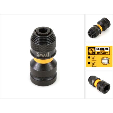 Schlagschrauber-Adapter, 1/2 auf 1/4  DeWalt DT7508-QZ