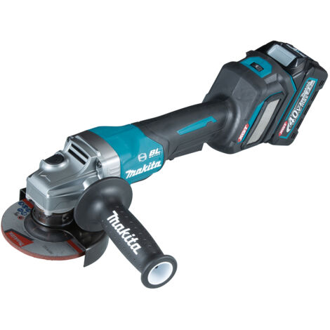 MAKITA GA028GM201 Mini meuleuse d’angle BL 40Vmax 40 Ah XGT 115 mm AWS (2 Batteries et Chargeur) (1/3)