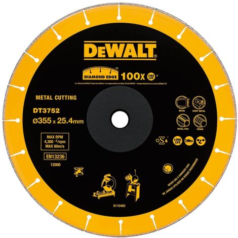 DeWalt DT3752-QZ Diamond Extreme Trennscheibe Extreme für Gehrungssägen (1/2)