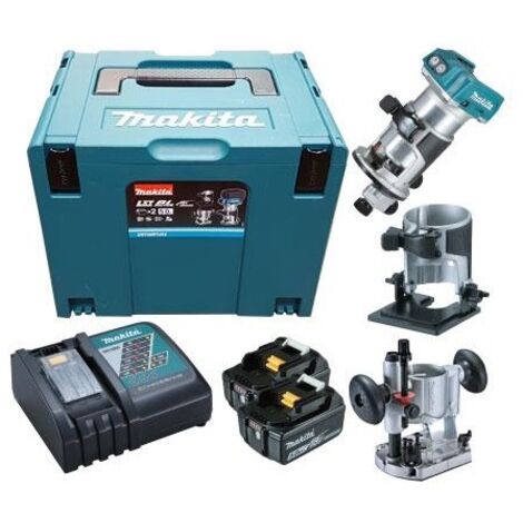 Trimmer-Fräsmaschine Makita DRT50RTJX2 18V 5Ah