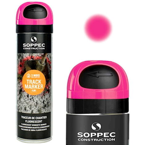 SOPPEC SPRAY GEODÄTISCHER SPURMARKER PINK 500ML - MTP GEO PINK