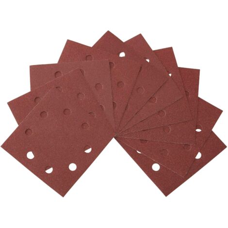 DEWALT Schleifpapier - Korn 80 - 115 x 115 mm - 10 Stück - DT3022