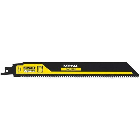 Dewalt DT20435-QZ gerades Sägeblatt, Hartmetallzähne, 8 TPI, 230 mm, Metall
