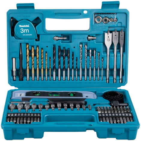 Bohrer- und Schrauberbit-Set im Koffer (102 Stk.) - MAKITA E-10730