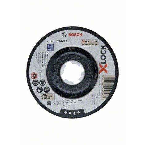 Bosch PRO Metal X-Lock Schleifscheibe 115 x 6 x 22,23 mm - 2608619258