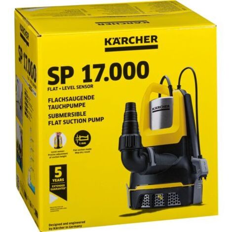 Kärcher Home & Garden 1.645-840.0 SP 17.000 Flat Level Sensor Flachsaugende Tauchpumpe 17000 l/h 9