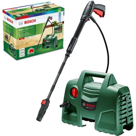 Bosch Hochdruckreiniger EasyAquatak 100 Long Lance (1100 Watt, max. Druck 100 bar, max. Fördermenge: 270 l/h, 5 Zubehörteile)