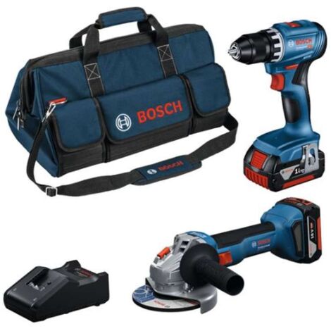 Bosch Professional Combi-Set 18V-Kit GSR+GWS+2x4.0Ah+GAL (0615A5007N) (1/4)