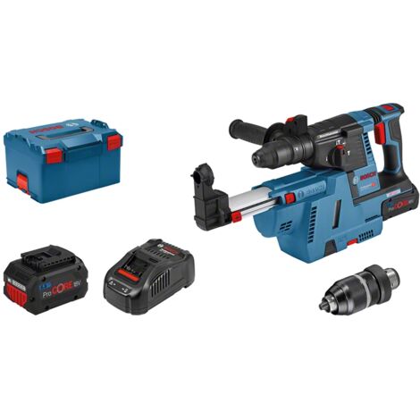 Bosch Professional GBH 18V-26 F (L) (2x5.5Ah) Akku-Bohrhammer (061191000G)