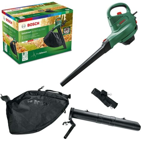 Bosch Gartensauger UniversalGardenTidy 2300 (2300 Watt, 45 l Fangsack, stufenlose Drehzahleinstellung, zum Blasen, Saugen und Häckseln von Laub)