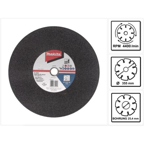 MAKITA B-10665-5 Metall-Trennscheibe 355mm für MAKITA 2414EN