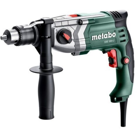 Metabo Schlagbohrmaschine SBE 800-2 mit Zahnkranzbohrfutter im Kunststoffkoffer (1/7)