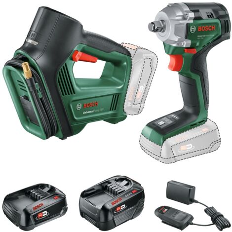 Bosch Combo Kit 18V UniversalImpactDrive+UniversalPump, 1x PBA 18V 2 Ah+PBA 18V 4 Ah (1/5)