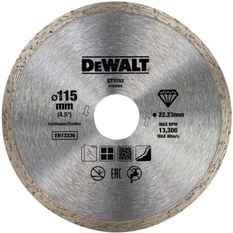 Diamanttrennscheibe 115 x 22,2 mm DeWalt DT3703-QZ