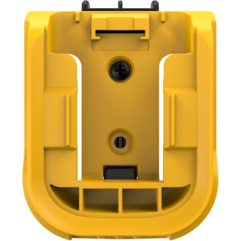 DeWalt DWST82820-0 XR - Set de 2 langlebige Akkuhalter für de Lithium-Ionen-Akkus de DEWALT XR, stoßfest, tragbar und sicher für den Einsatz am Arbeitsplatz und in der Werkstatt. (1/3)