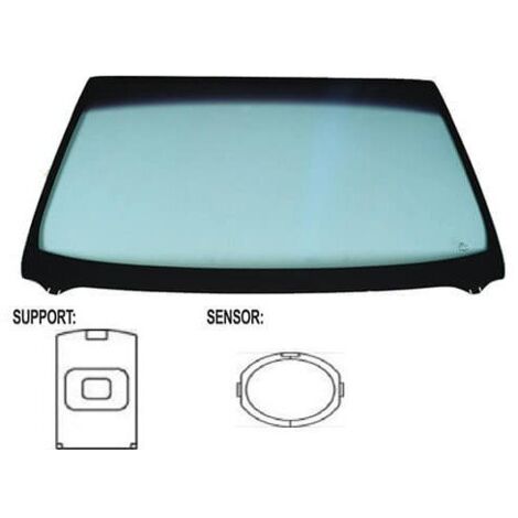 Pare-brise avant teinté vert pour capteur pluie et lumière 5 portes Renault Megane 3 2008-2015