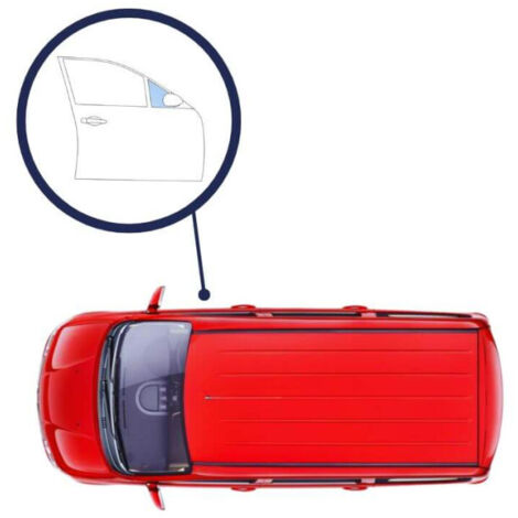 Vitre latérale porte avant droite fixe teintée verte Renault Trafic 3 phase 1 et 2 2014-2021