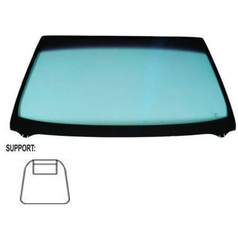 Pare-brise avant teinté vert rétroviseur à 9cm du joint Toyota Yaris 2 2006-2011