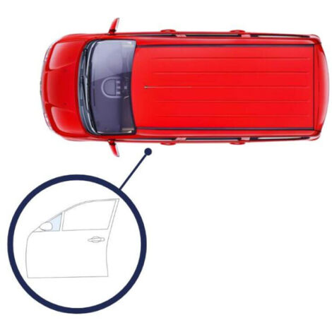 Vitre latérale porte avant gauche fixe teintée verte Renault Trafic 3 phase 1 et 2 2014-2021