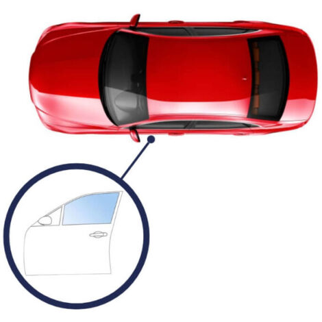 Vitre de porte latérale avant gauche teintée verte Citroen C3 Aircross depuis 2017