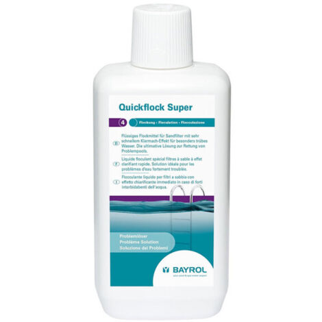 Floculant liquide effet clarifiant Bayrol Quickflock Super - 1 L - 1 litre