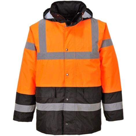 Parka Hv Bicolore  Couleur : Orange/noir Taille Xl - Portwest