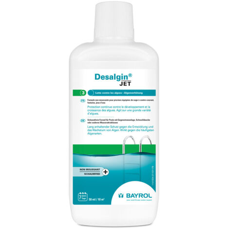 Lutte contre les algues DESALGIN JET - Bidon de 1 litre - BAYROL (1/4)